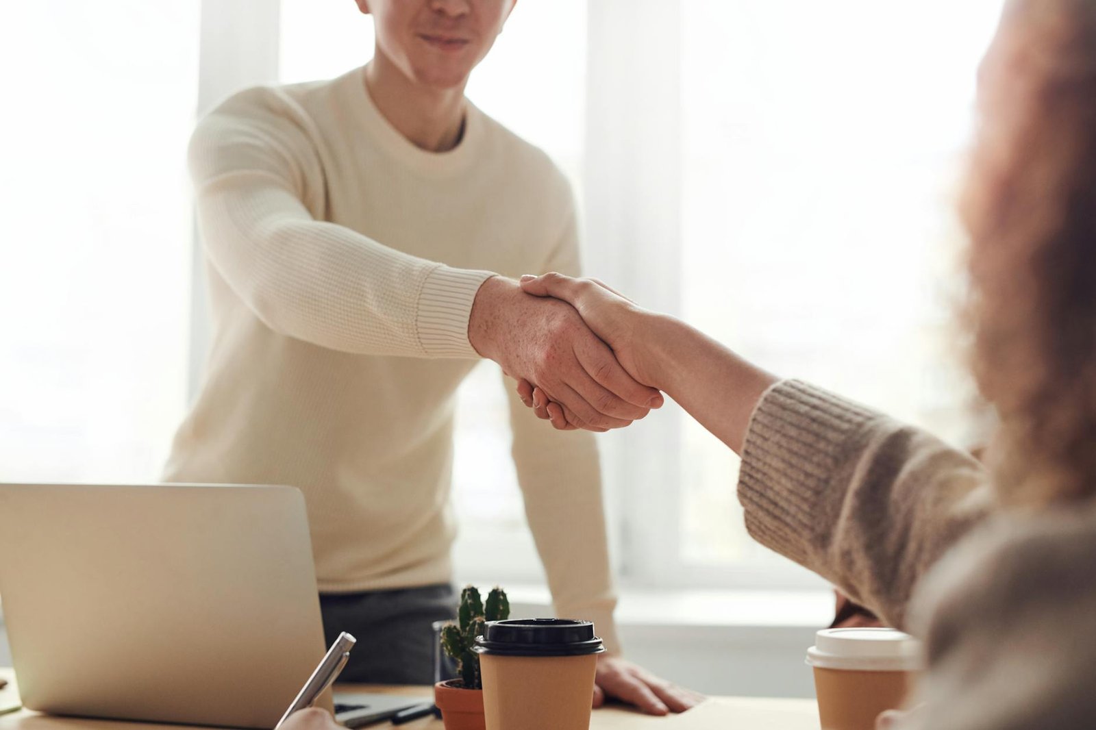 Photo by fauxels on <a href="https://www.pexels.com/photo/man-and-woman-near-table-3184465/" rel="nofollow">Pexels.com</a>
